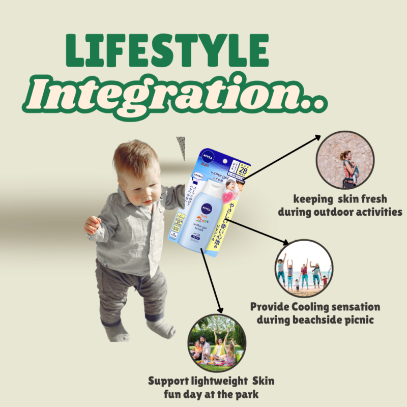 Lifestyle Integration with NIVEA Sun Protect Water Gel