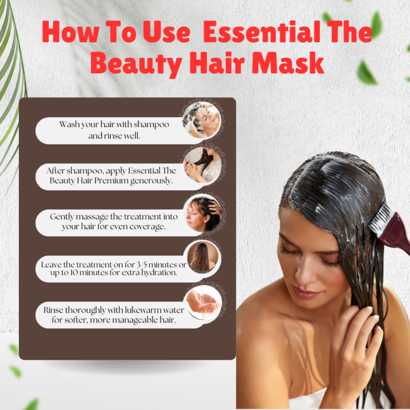 How To Use Essential The Beauty Hair Mask