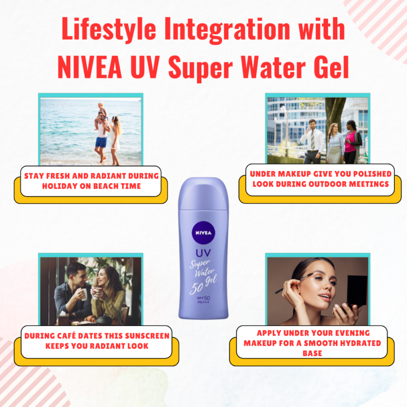 Lifestyle Integration with NIVEA UV Super Water Gel