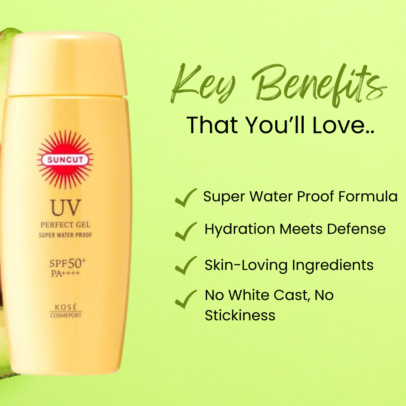 Key Benefits of SUNCUT UV Perfect Sunscreen Gel