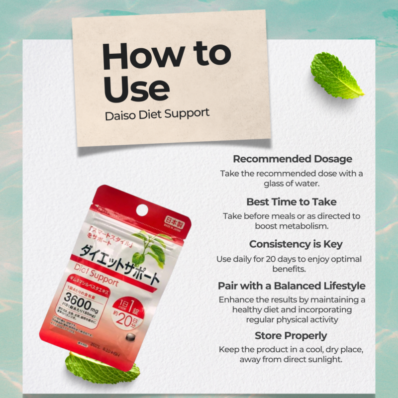 How to Use Daiso Diet Support