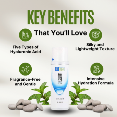 Key Benefits of Hada Labo Gokujyun Hyaluronic Acid Lotion