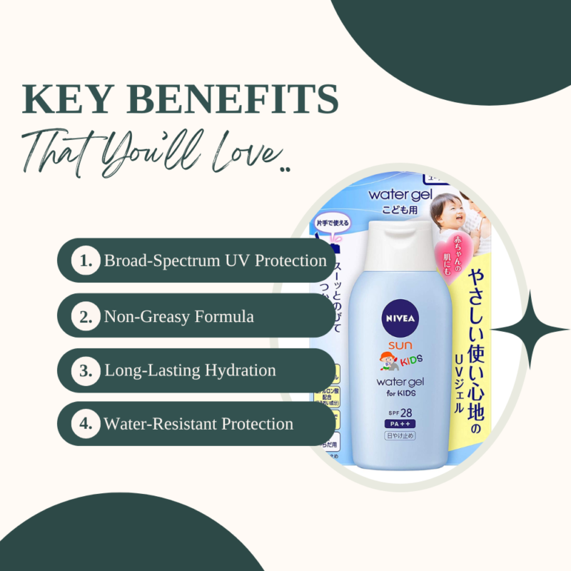 Key Benefits of NIVEA Sun Protect Water Gel