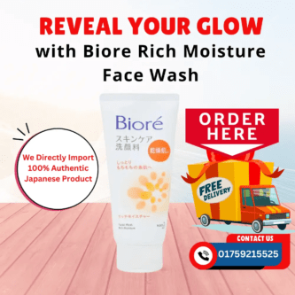 Kao Biore – Facial Washing Foam Rich Moisture 130g