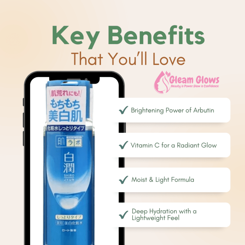 Key Benefits of Hadalabo shirojyun premium whitening lotion Rich 170ml