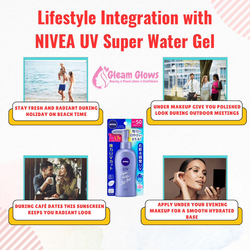 Lifestyle Integration with NIVEA UV Super Water Gel