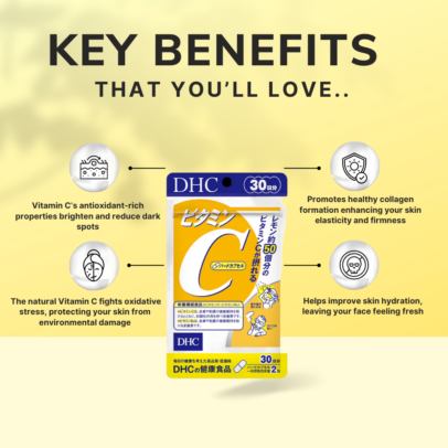 Key Benefits of DHC Vitamin C Hard Capsules