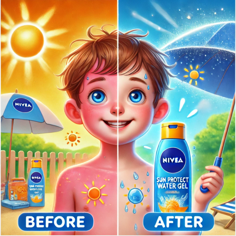 Visualize Your Sun-Ready Glow with NIVEA Sun Protect Water Gel for Kids