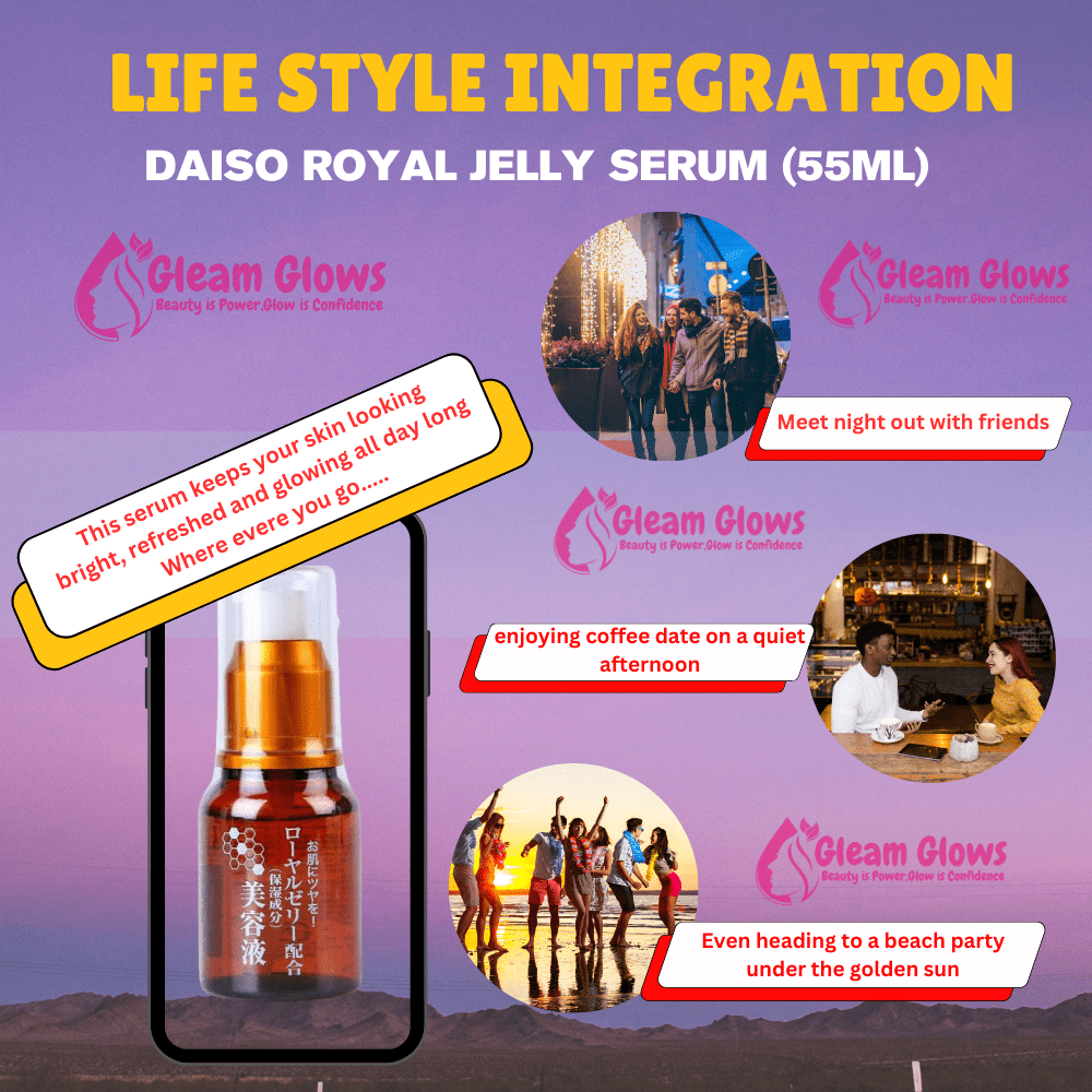 Perfect for Every Lifestyle with Daiso Royal Jelly serum (55ml)