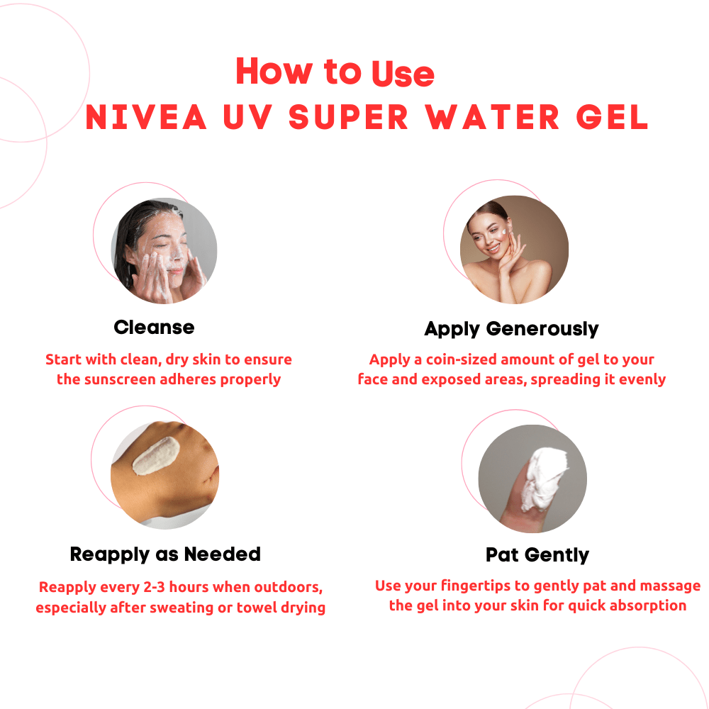How to Use NIVEA UV Super Water Gel