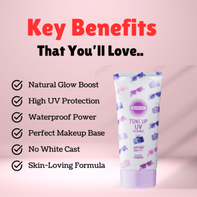 Key Benefits of SUN CUT Tone up UV Essence Sunscreen