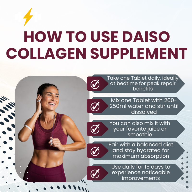 How to Use Daiso Collagen Supplement