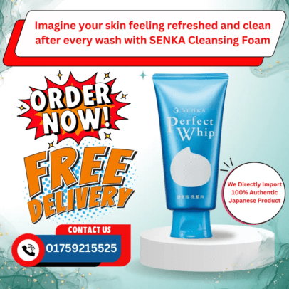 SENKA Perfect Whip【Rich in moisture】120g Cleansing Foam Facewash