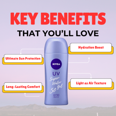 Key Benefits of NIVEA UV Super Water Gel