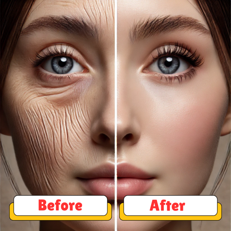 Before & After Transformation with Sana Nameraka Wrinkle Care Eye Cream