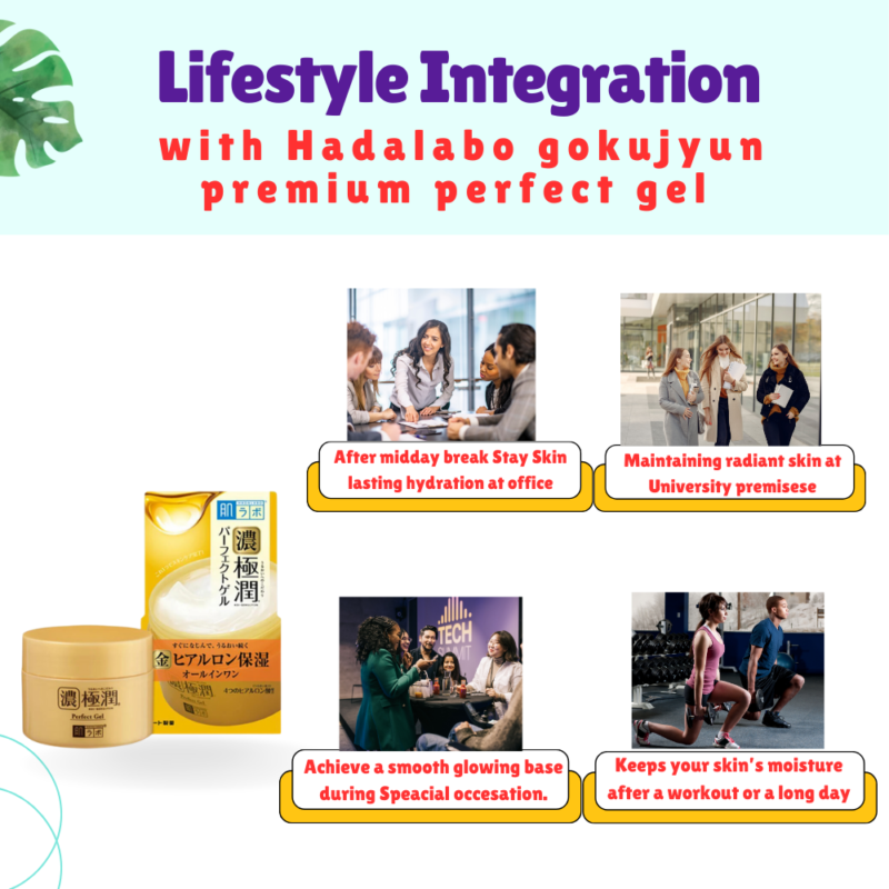  Lifestyle Integration with Hadalabo Gokujyun Premium Perfect Gel
