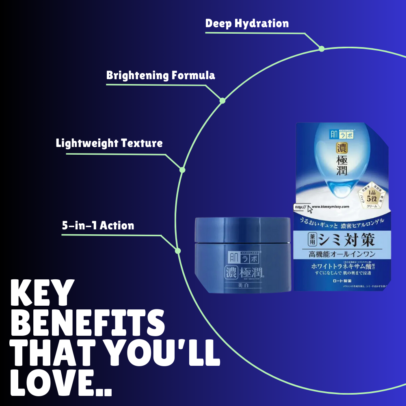 Key Benefits of Hada Labo Koi Gokujyun Whitening Perfect Gel 100g