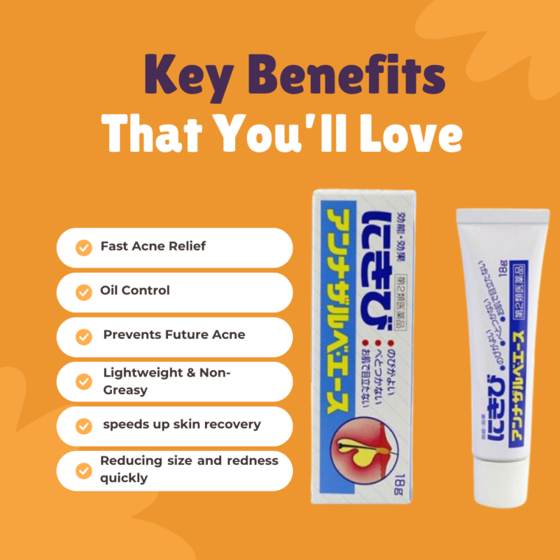 Key Benefits of Annazarube Ace Acne treatment Cream