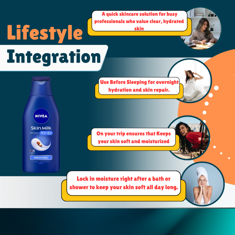  Lifestyle Integration with Nivea Skin Milk – Smooth & Moist