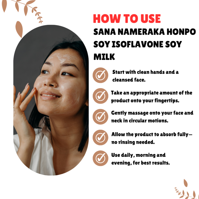  How to Use This Product SANA NAMERAKA HONPO SOY ISOFLAVONE Soy Milk