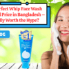 Senka Perfect Whip Face Wash Review