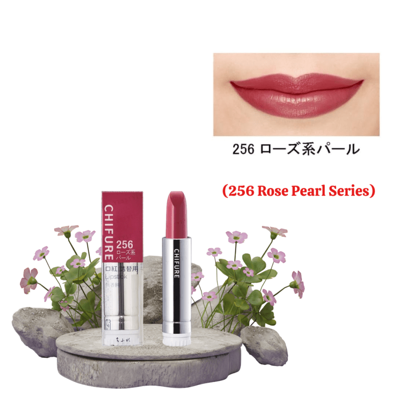 Chifure Lipstick (256 Rose Pearl Series)