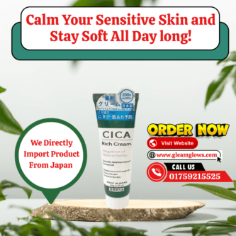 Daiso cica rich cream moisturizer 40g