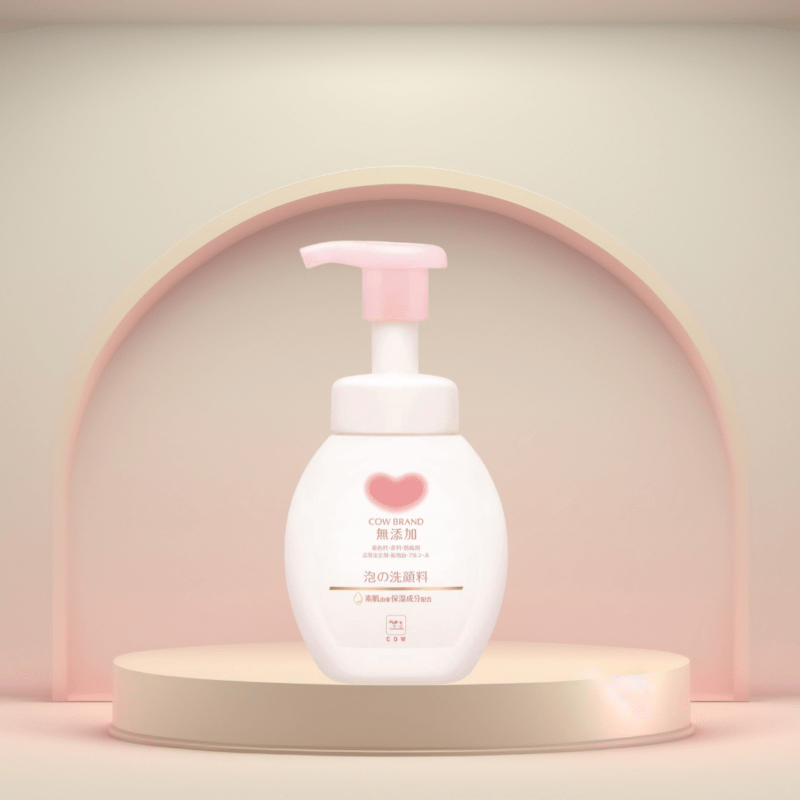 Cow Brand additive-free foam face wash 160ml Pump Type