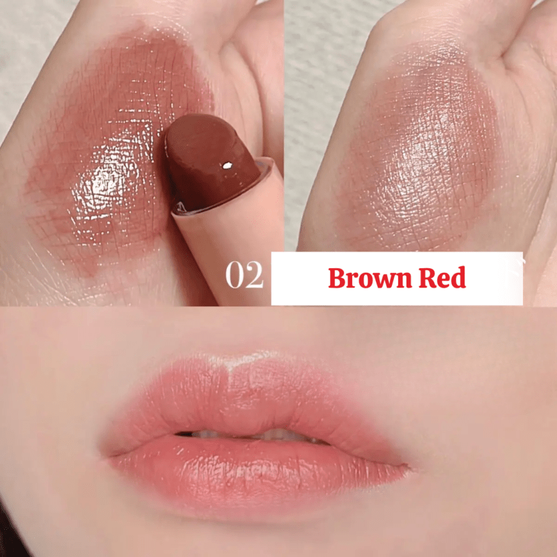 Daiso Coou Lipstick Tint Brown Red
