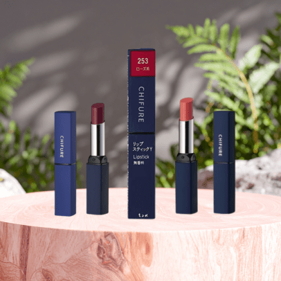 CHIFURE Lipstick Long Lasting Lipstick Slim type with Case 2.5g