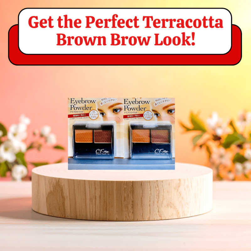 Crayon Touch Me Eyebrow Powder, Terracotta Brown