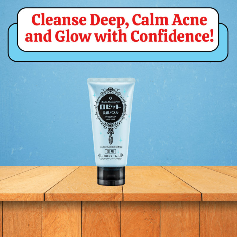 Rosette Cleansing Paste Acne Care Face Wash 120g