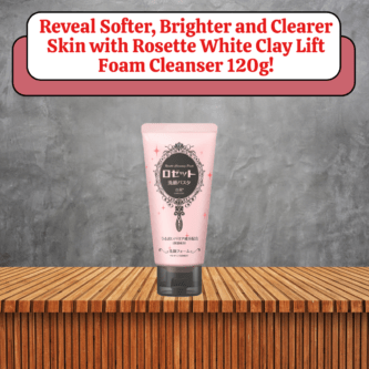 Rosette Cleansing Paste White Clay Lift Foam Cleanser 120g
