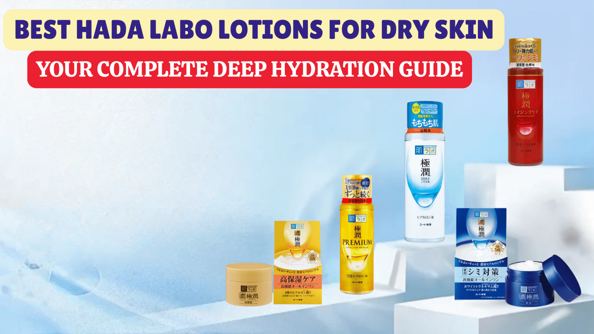 Best Hada Labo Lotions for Dry Skin Your Complete Deep Hydration Guide