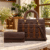 Dejurior JD8731-1 Coffee Brown – Elegant Woven Ladies Handbag