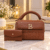 Elegant Cognac Brown Ladies Handbag – Model JD3022-1..