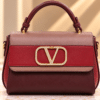 Qaza LD3088 Elegant Handbag – Wine Red
