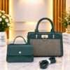 QAZA ED0538-1 Elegant Dark Green Ladies Handbag Set