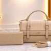 QAZA Ladies Handbag & Wallet Set – Beige